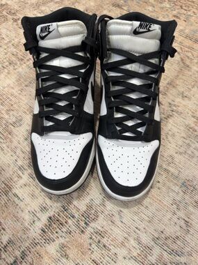 Nike Dunk High "Panda" Black/White - Men's 9.5